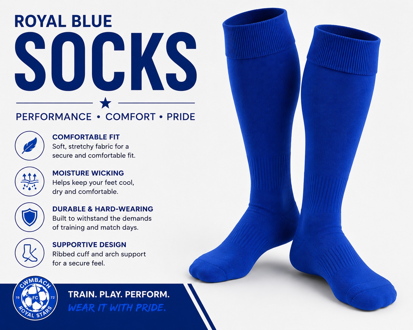 cwmbach royal socks