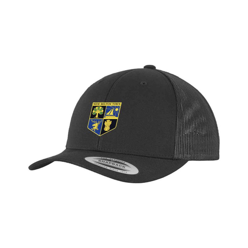 Flexfit Retro Snapback Cap – New Milton Town FC – Black