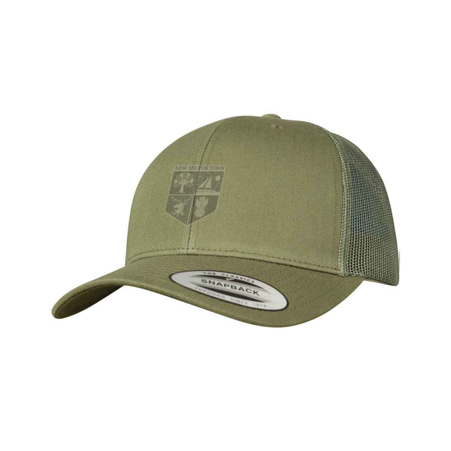 Flexfit Retro Snapback Cap – New Milton Town FC – Khaki