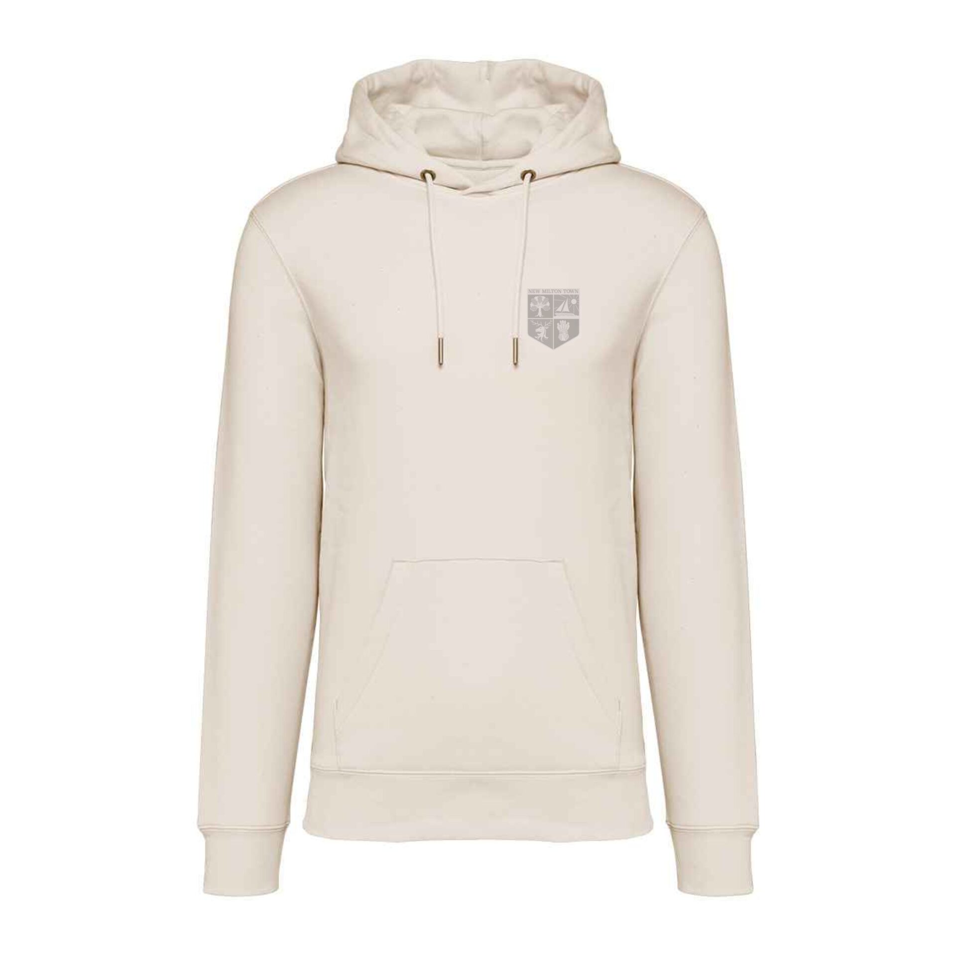 Hooded Sweatshirt NS401 New Milton Town FC_Ivory