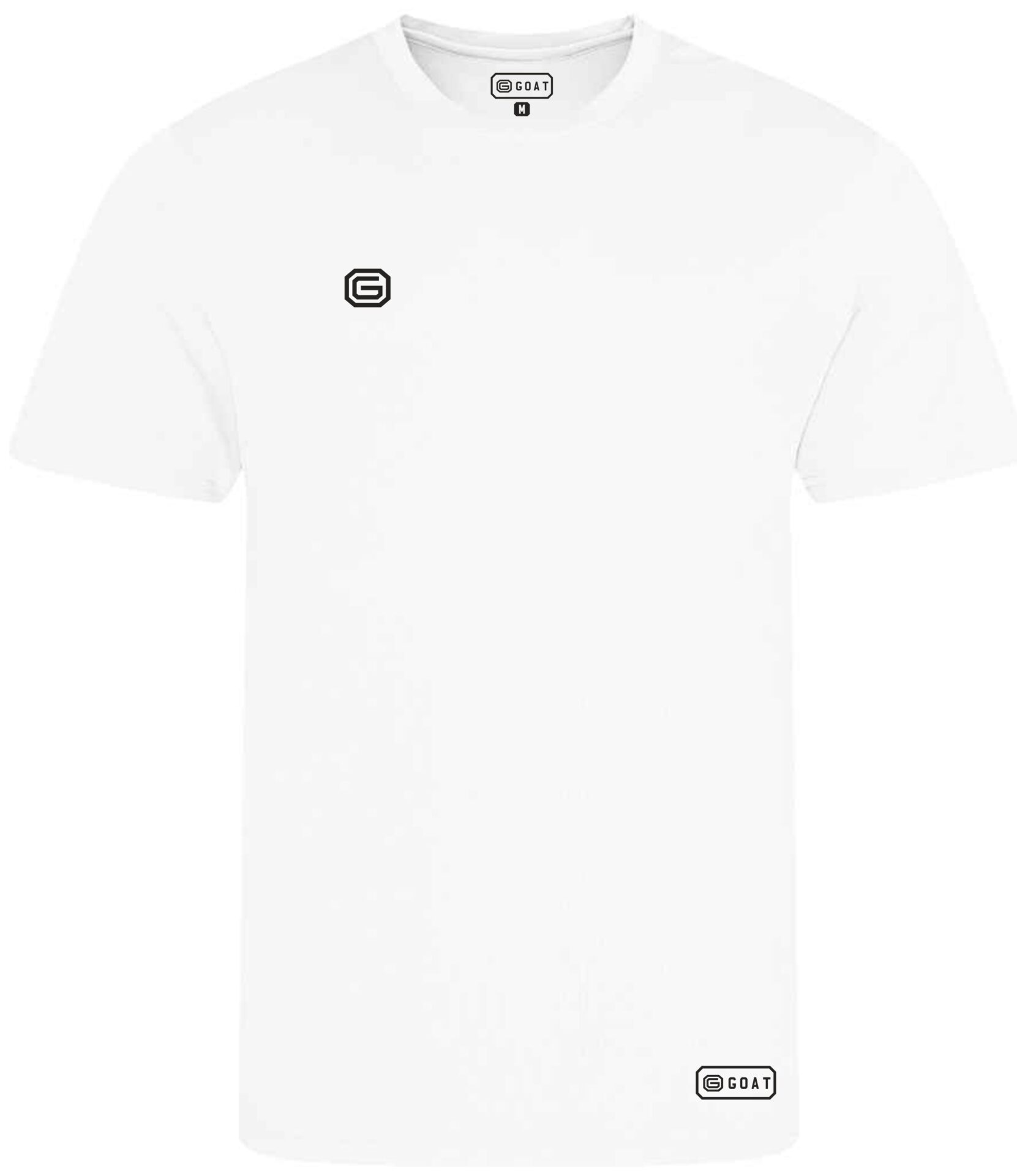GOAT_RECYCLED_TRAINING TEE_WHITE