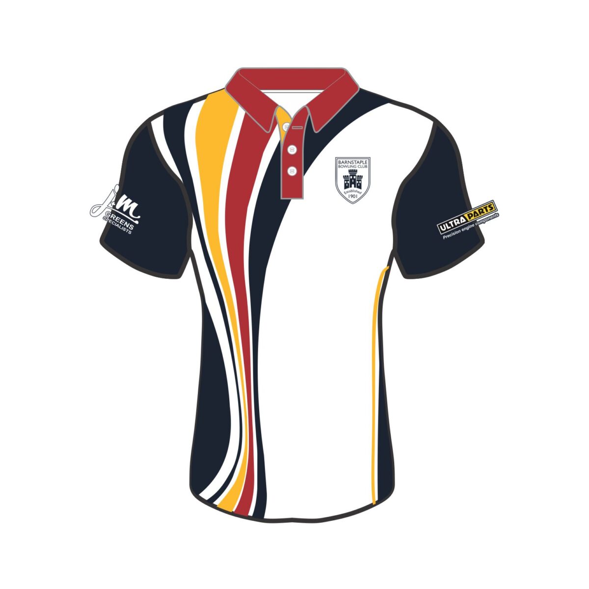 Barnstaple Bowling Club Unisex Bowls Shirt