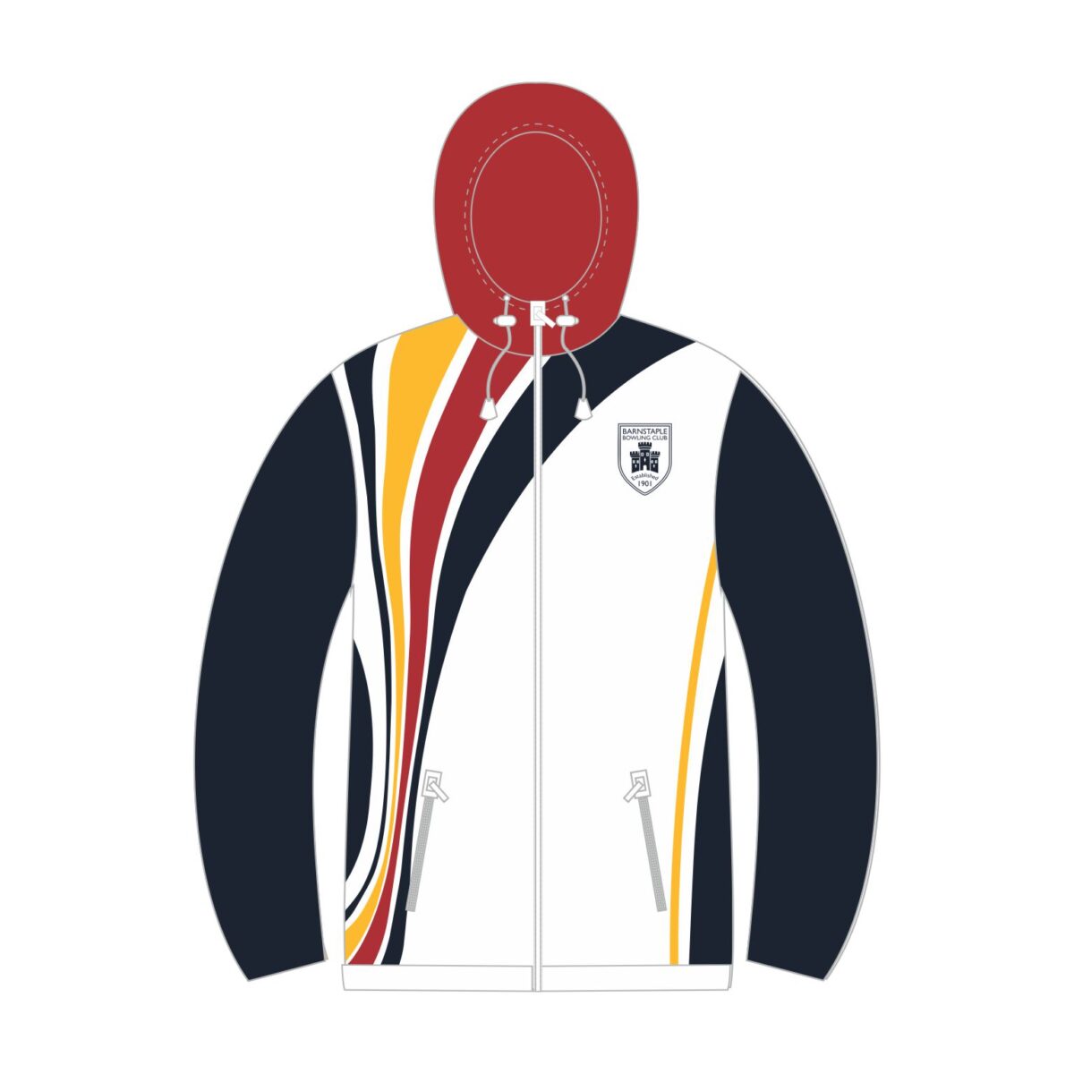 Barnstaple Bowling Club Unisex Bowls Waterproof Jacket