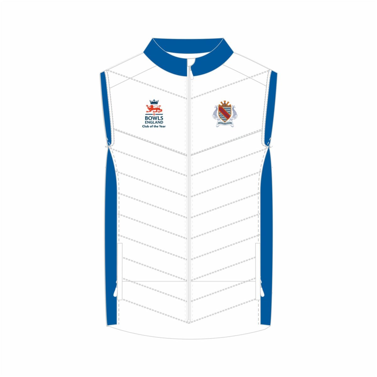 Ilfracombe Bowling Club Gillet White