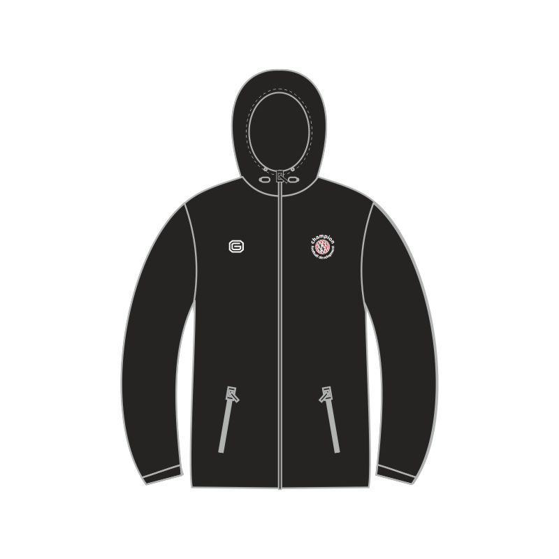 Champion Development Black Rain Jacket - Junior Sizes
