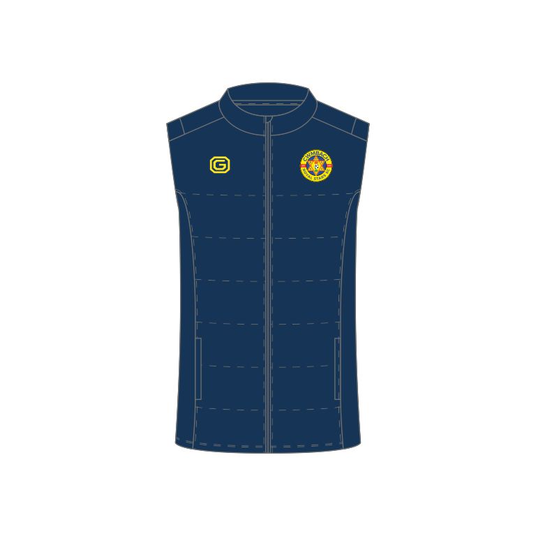 Cwmbach Royal Stars - Padded Gilet