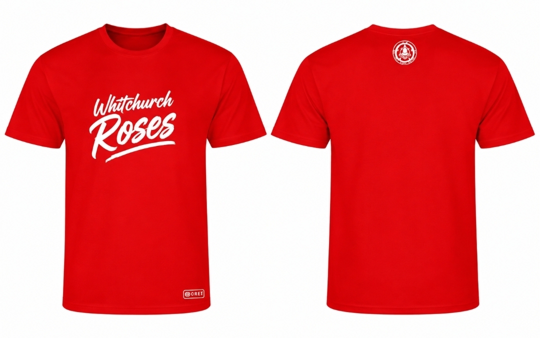 Whitchurch United FC Roses T Shirt - Adult